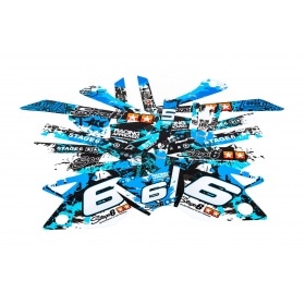 Decal Kit Stage6 blue – black Rieju MRT
