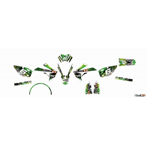 Decal Kit Stage6 green – black Rieju MRT 2009 – 2022 Decal Kit Stage6 green – black Rieju MRT 2009 – 2022