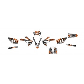 Decal Kit Stage6 orange – white Rieju MRT 2009 – 2022