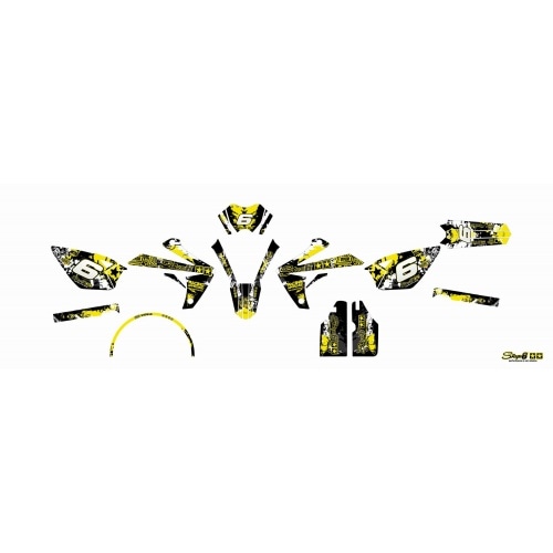 Decal Kit Stage6 yellow – black Rieju MRT Decal Kit Stage6 yellow – black Rieju MRT