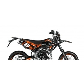 Decal Kit Stage6 orange – black Beta RR