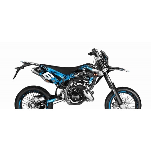 Decal Kit Stage6 blue – black Beta RR Decal Kit Stage6 blue – black Beta RR