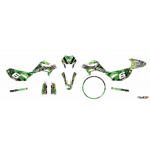 Decal Kit Stage6 green – black Beta RR Decal Kit Stage6 green – black Beta RR