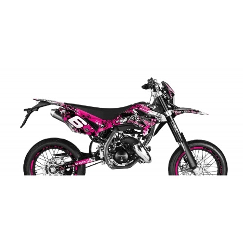 Decal Kit Stage6 pink – black Beta RR Decal Kit Stage6 pink – black Beta RR