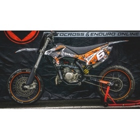 Decal Kit Stage6 orange – white Beta RR