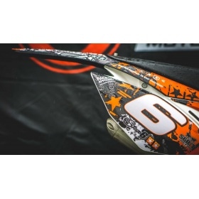 Decal Kit Stage6 orange – white Beta RR