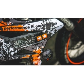 Decal Kit Stage6 orange – white Beta RR