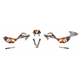 Decal Kit Stage6 orange – white Beta RR