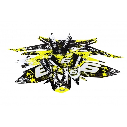 Decal Kit Stage6 yellow – black Beta RR Decal Kit Stage6 yellow – black Beta RR