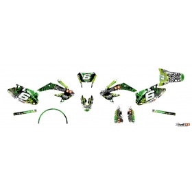Decal Kit Stage6 green – black Honda HM 50
