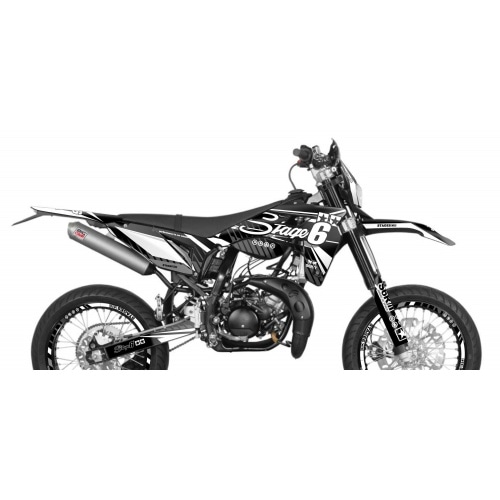 Grafiskais komplekts Sherco SM-R 50 pēc 2018 Stage6 Blanc Grafiskais komplekts Sherco SM-R 50 pēc 2018 Stage6 Blanc