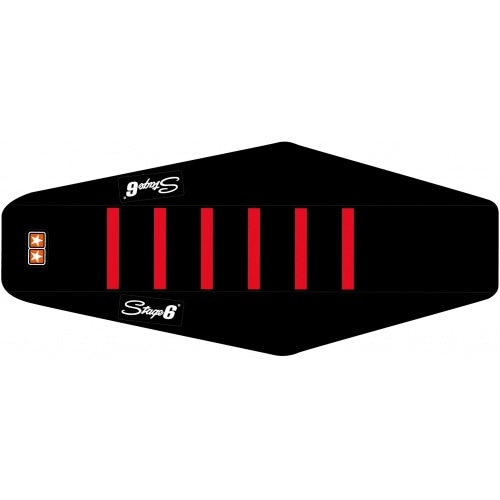 Seat Cover Stage6 black - red Rieju MRT Seat Cover Stage6 black - red Rieju MRT