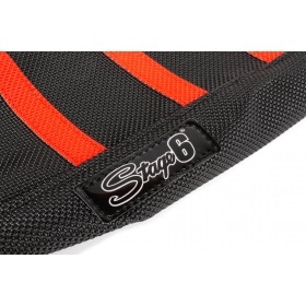 Seat Cover Stage6 black - red Rieju MRT