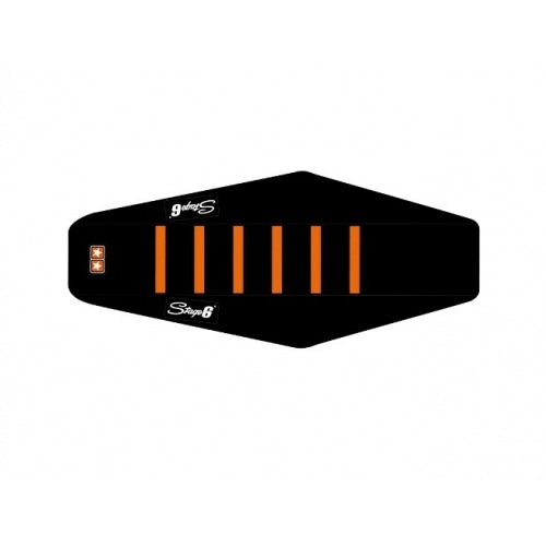 Sēdekļa pārvalks Stage6 melns - oranžs Sherco 50cc pirms 2006 Sēdekļa pārvalks Stage6 melns - oranžs Sherco 50cc pirms 2006