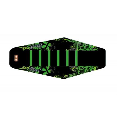 Seat Cover Yamaha DT Stage6 Full Covering green / black Seat Cover Yamaha DT Stage6 Full Covering green / black