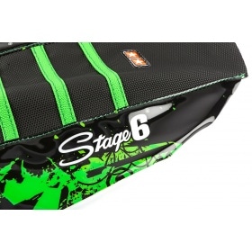 Seat Cover Yamaha DT Stage6 Full Covering green / black