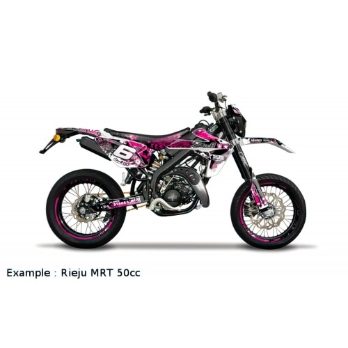 Seat Cover Yamaha DT Stage6 Full Covering pink / black Seat Cover Yamaha DT Stage6 Full Covering pink / black