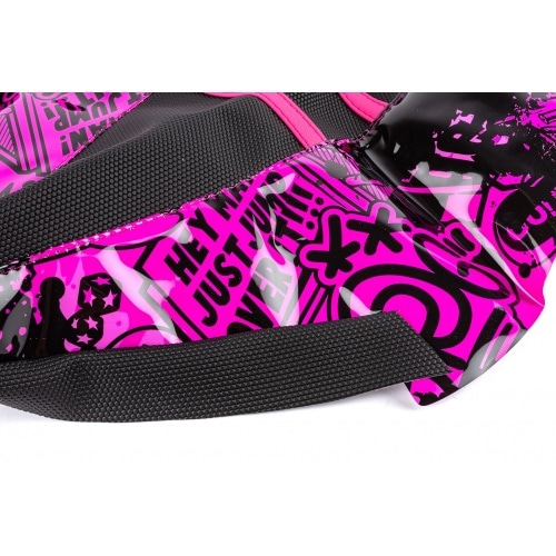 Seat Cover Yamaha DT Stage6 Full Covering pink / black Seat Cover Yamaha DT Stage6 Full Covering pink / black