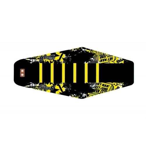 Seat Cover Yamaha DT Stage6 Full Covering yellow / black Seat Cover Yamaha DT Stage6 Full Covering yellow / black