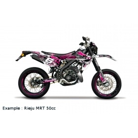 Seat Cover Beta RR 2011 - 2020 Stage6 Full Covering pink / black