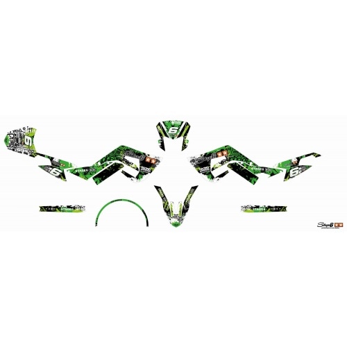 Decal Kit Stage6 green – black Derbi X-Treme Euro 4 Decal Kit Stage6 green – black Derbi X-Treme Euro 4