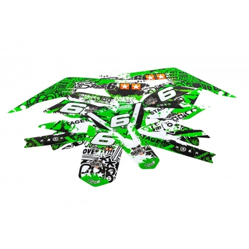 Decal Kit Stage6 green – black Derbi X-Treme Euro 4 Decal Kit Stage6 green – black Derbi X-Treme Euro 4