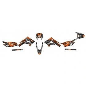 Graphic Kit Derbi Xtreme 2011 - 2017 Stage6 orange / black