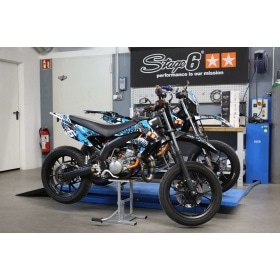 Комплект декалей Stage6 синий - черный Derbi X-Treme / X-Race