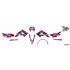 Decal Kit Stage6 pink – black Derbi X-Treme / X-Race Decal Kit Stage6 pink – black Derbi X-Treme / X-Race