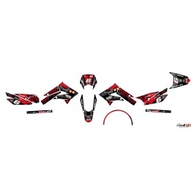 Decal Kit Stage6 red - black Derbi X-Treme / X-Race