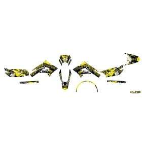 Decal Kit Stage6 yellow – black Derbi X-Treme / X-Race