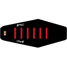 Seat Cover Stage6 black - red Derbi X-Treme/ X-Race after 2011