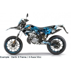 Seat Cover Derbi Xtreme 2011 - 2017 Stage6 Full Covering blue / black