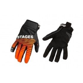 Motorcycle Gloves Stage6 Street Pure Orange / Black