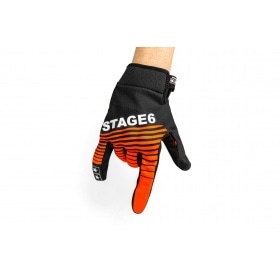 Motorcycle Gloves Stage6 Street Pure Orange / Black