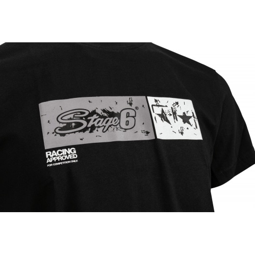 T-Shirt Stage6 Racing Approved Black T-Shirt Stage6 Racing Approved Black