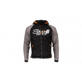 Motorcycle Hoodie Stage6 Grey