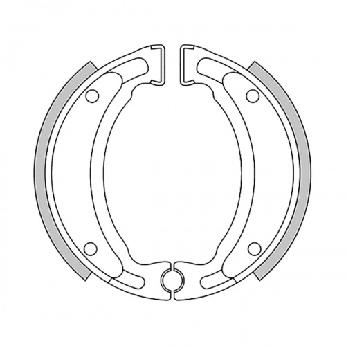Brake shoes Stage6 Sport 110x25mm MBK Booster Rocket Brake shoes Stage6 Sport 110x25mm MBK Booster Rocket