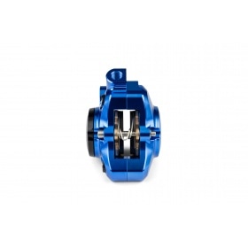 Front Brake Caliper CNC aluminium Stage6 Minarelli / Piaggio / Peugeot blue