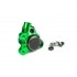 Front Brake Caliper CNC aluminium Stage6 Minarelli / Piaggio / Peugeot green Front Brake Caliper CNC aluminium Stage6 Minarelli / Piaggio / Peugeot green