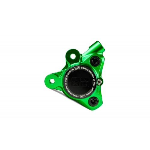 Front Brake Caliper CNC aluminium Stage6 Minarelli / Piaggio / Peugeot green Front Brake Caliper CNC aluminium Stage6 Minarelli / Piaggio / Peugeot green