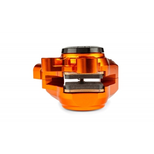 Front Brake Caliper CNC aluminium Stage6 Minarelli / Piaggio / Peugeot orange Front Brake Caliper CNC aluminium Stage6 Minarelli / Piaggio / Peugeot orange