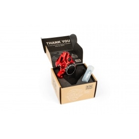 Front Brake Caliper CNC aluminium Stage6 Minarelli / Piaggio / Peugeot red