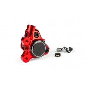 Front Brake Caliper CNC aluminium Stage6 Minarelli / Piaggio / Peugeot red