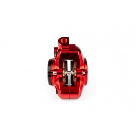 Front Brake Caliper CNC aluminium Stage6 Minarelli / Piaggio / Peugeot red