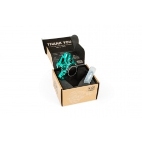 Front Brake Caliper CNC aluminium Stage6 Minarelli / Piaggio / Peugeot turquoise