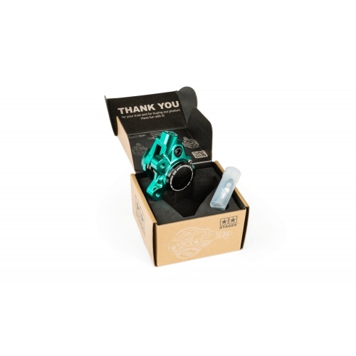 Front Brake Caliper CNC aluminium Stage6 Minarelli / Piaggio / Peugeot turquoise Front Brake Caliper CNC aluminium Stage6 Minarelli / Piaggio / Peugeot turquoise