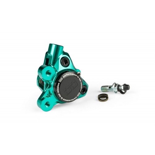 Front Brake Caliper CNC aluminium Stage6 Minarelli / Piaggio / Peugeot turquoise Front Brake Caliper CNC aluminium Stage6 Minarelli / Piaggio / Peugeot turquoise
