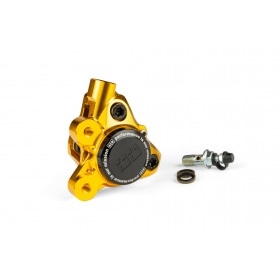 Front Brake Caliper CNC aluminium Stage6 Minarelli / Piaggio / Peugeot gold