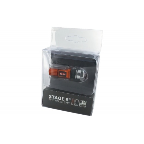 Riepu vārsts Stage6 CNC taisni oranžs Riepu vārsts Stage6 CNC taisni oranžs